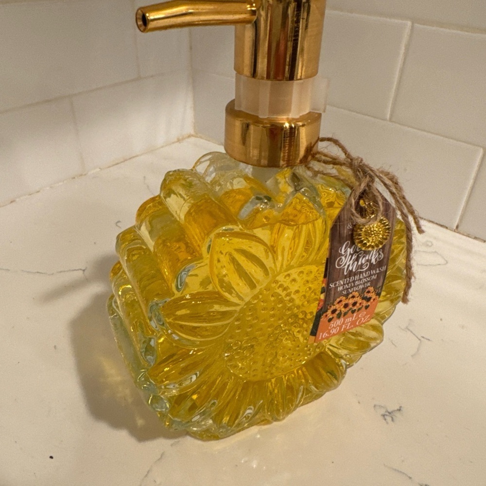 Asquith & Somerset Sunflower Hand Wash 16.9 oz Bottle Thankful & Grateful NEW - Picture 7 of 7
